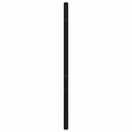 Fekete fém fejtámla 100 cm