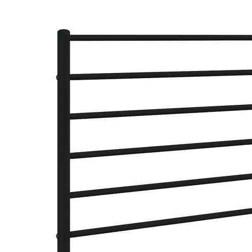 Fekete fém fejtámla 100 cm