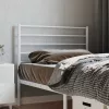 Fehér fém fejtámla 80 cm