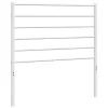Fehér fém fejtámla 80 cm