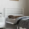 Fehér fém fejtámla 80 cm