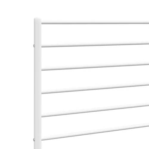 Fehér fém fejtámla 80 cm