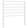 Fehér fém fejtámla 100 cm