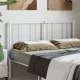Fehér fém fejtámla 120 cm