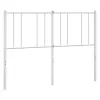 Fehér fém fejtámla 120 cm