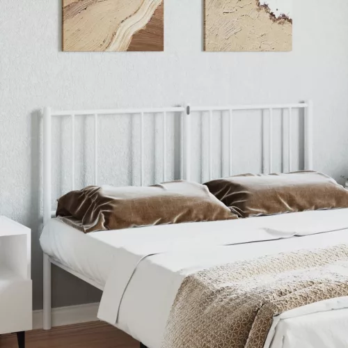 Fehér fém fejtámla 120 cm