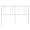 Fehér fém fejtámla 120 cm