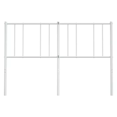 Fehér fém fejtámla 120 cm