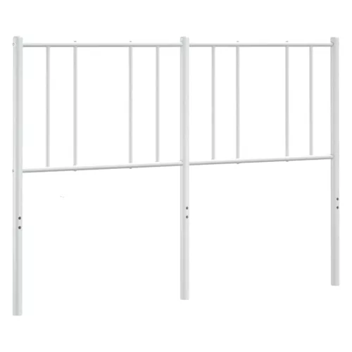 Fehér fém fejtámla 120 cm
