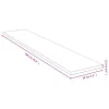 Bambusz fali polc 100x20x1,5 cm