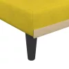 Citromsárga bársonydívány