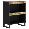 Tömör újrahasznosított fa tálalószekrény 60 x 33 x 75 cm