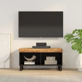 Tömör mangófa TV-szekrény 85 x 33 x 43,5 cm