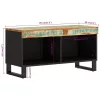 Tömör újrahasznosított fa TV-szekrény 85 x 33 x 43,5 cm