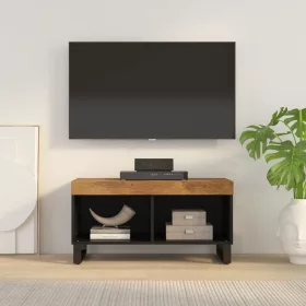 Tömör mangófa TV-szekrény 85 x 33 x 43,5 cm