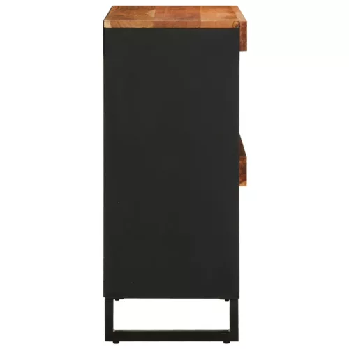Tömör akácfa tálalószekrény 85 x 33 x 75 cm