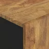 Tömör mangófa és vas magasszekrény fiókkal 60x33x100 cm