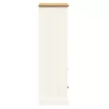 VIGO fehér tömör fenyőfa könyvespolc 60x35x114,5 cm