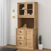 VIGO tömör fenyőfa komód felső 78x30x100 cm