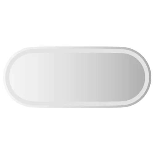 Ovális LED-es fürdőszobai tükör 90 x 40 cm