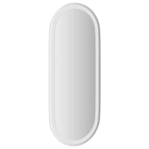 Ovális LED-es fürdőszobai tükör 90 x 40 cm