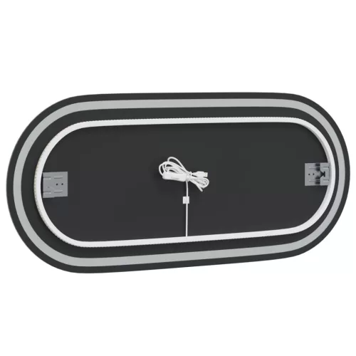 Ovális LED-es fürdőszobai tükör 100 x 45 cm