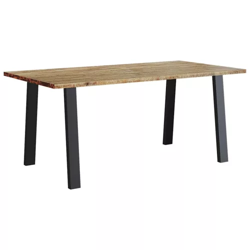 Tömör akácfa kerti étkezőasztal 150 x 90 x 75 cm