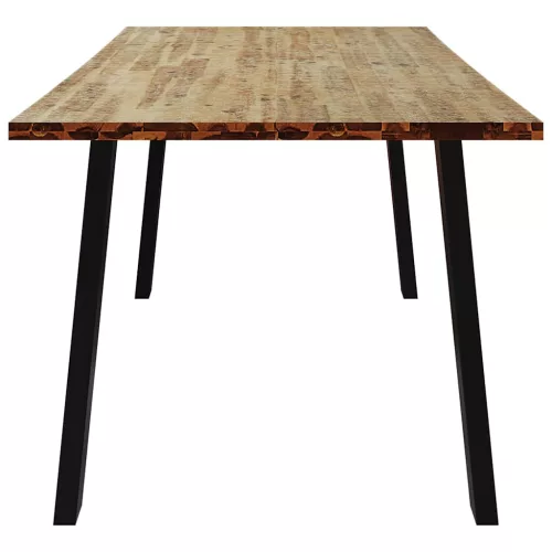 Tömör akácfa kerti étkezőasztal 150 x 90 x 75 cm
