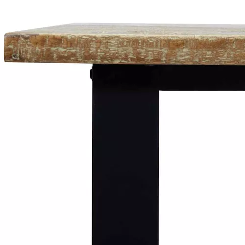 Tömör akácfa kerti étkezőasztal 150 x 90 x 75 cm