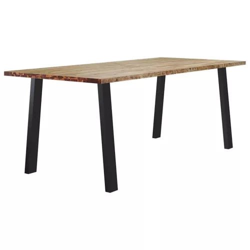 Tömör akácfa étkezőasztal 200x90x75 cm