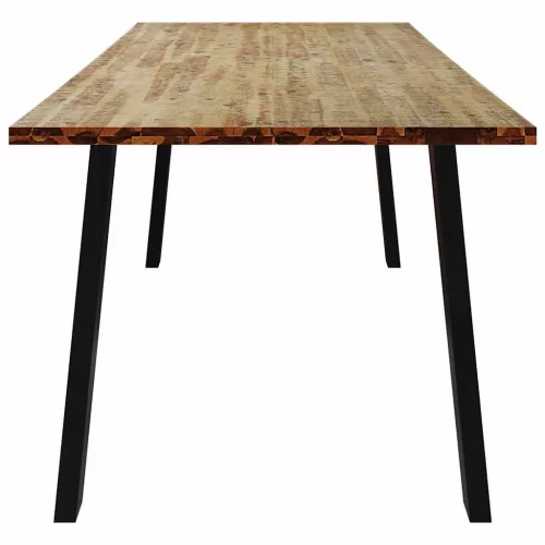 Tömör akácfa étkezőasztal 200x90x75 cm