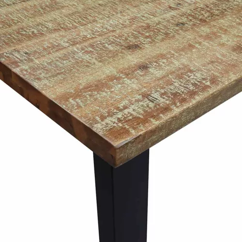 Tömör akácfa étkezőasztal 200x90x75 cm