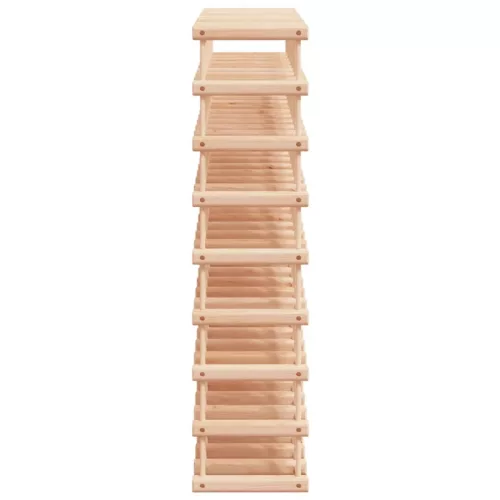 Tömör fenyőfa bortartó 72 palackhoz 90,5x23x90,5 cm