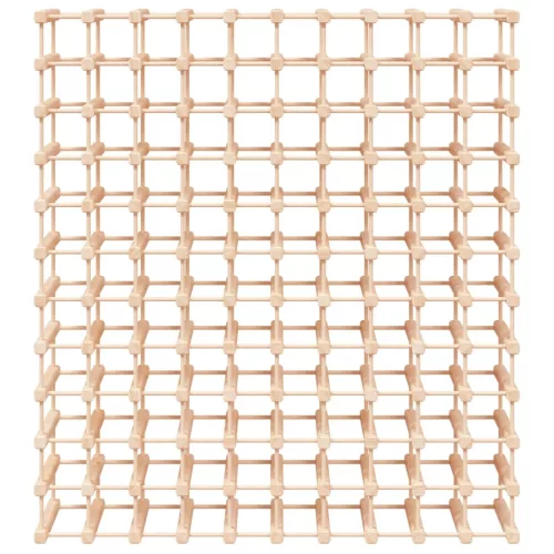 Tömör fenyőfa bortartó 120 palackhoz 112,5x23x123,5 cm