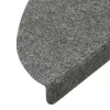 10 db fekete öntapadó lépcsőszőnyeg 56 x 17 x 3 cm