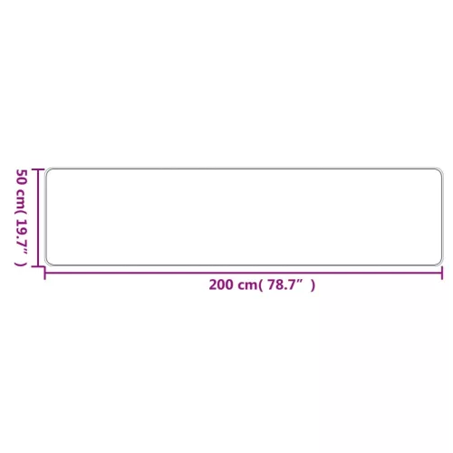 Homokszínű szizálhatású futószőnyeg 50 x 200 cm