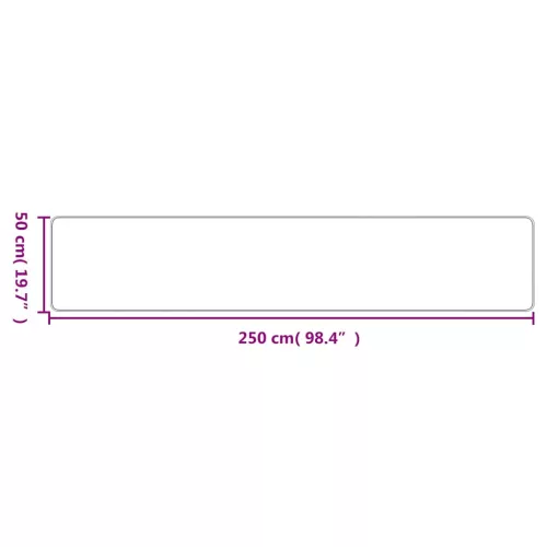 Homokszínű szizálhatású futószőnyeg 50 x 250 cm