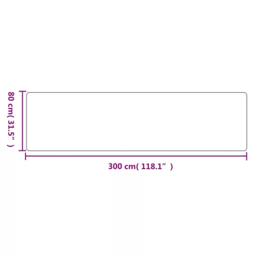 Homokszínű szizálhatású futószőnyeg 80 x 300 cm