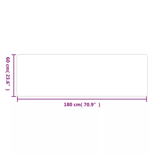 Antracitszürke futószőnyeg 60x180 cm