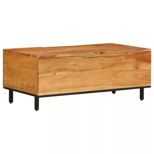 Tömör akácfa dohányzóasztal 100 x 54 x 40 cm