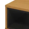 FLAM tömör fenyőfa dohányzóasztal 100 x 50 x 32,5 cm