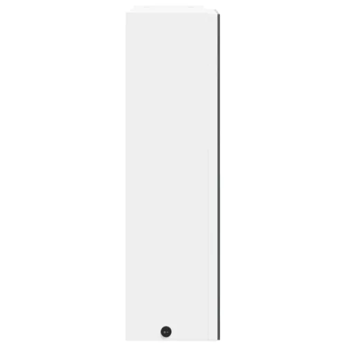 Fehér tükrös fürdőszobaszekrény LED-del 45 x 13 x 52 cm