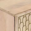 Tömör mangófa fürdőszobai mosdószekrény 62 x 33 x 58 cm
