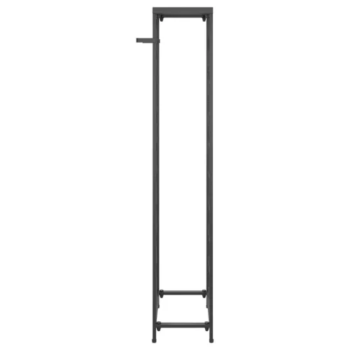 Fekete kovácsoltvas bortartó 27 palackhoz 34 x 18 x 100 cm