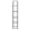Fekete kovácsoltvas bortartó 73 palackhoz 45 x 36 x 200 cm0