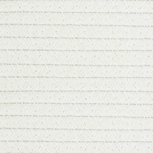 Barna-fehér pamut tárolókosár Ø43 x 38 cm