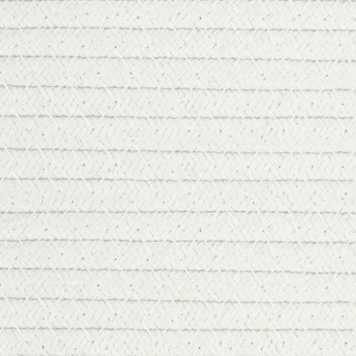 Barna-fehér pamut tárolókosár Ø49 x 65 cm