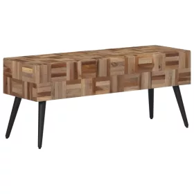 Tömör újrahasznosított tíkfa pad 110 x 35 x 45 cm
