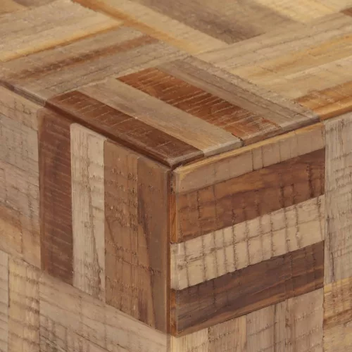 Tömör újrahasznosított tíkfa pad 110 x 35 x 45 cm