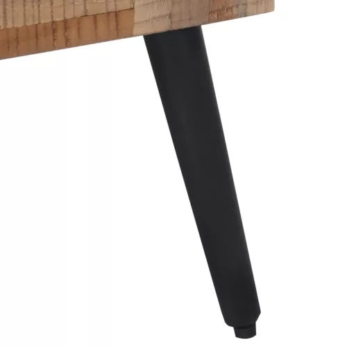 Tömör újrahasznosított tíkfa pad 110 x 35 x 45 cm